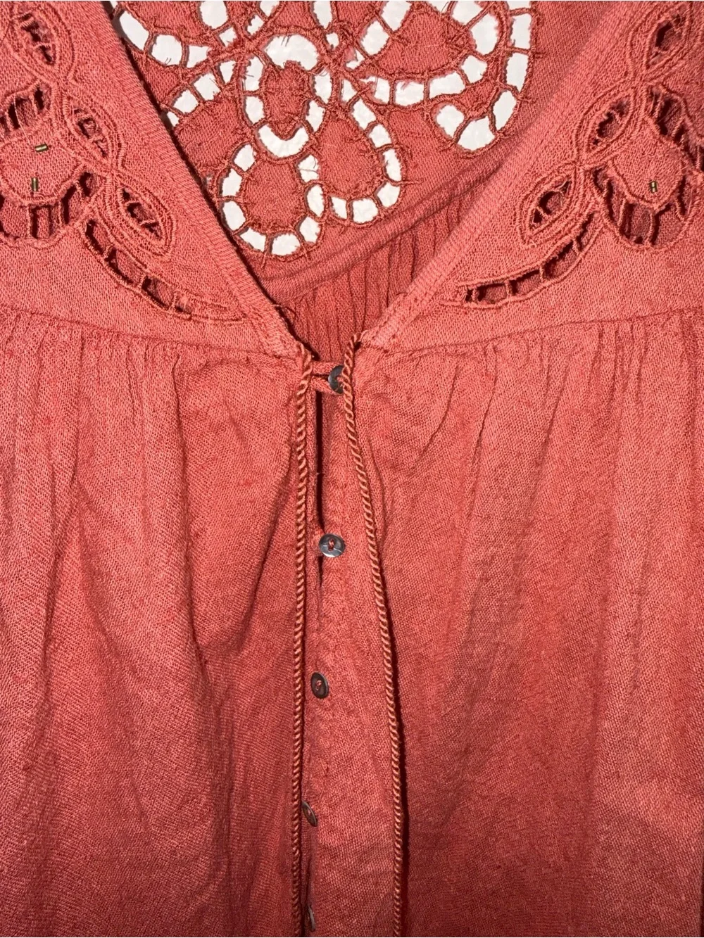 Anthropologie delicate crochet